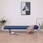 vidaXL Schlafsofa mit zwei Kissen Blau Polyester vidaXL Schlafsofa mit zwei Kissen Blau Polyester