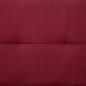 vidaXL Schlafsofa mit 2 Kissen Weinrot Polyester vidaXL Schlafsofa mit 2 Kissen Weinrot Polyester