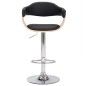 vidaXL Barhocker 2 Stk. Schwarz Bugholz und Kunstleder vidaXL Barhocker 2 Stk. Schwarz Bugholz und Kunstleder