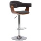 vidaXL Barhocker 2 Stk. Grau Bugholz und Stoff vidaXL Barhocker 2 Stk. Grau Bugholz und Stoff