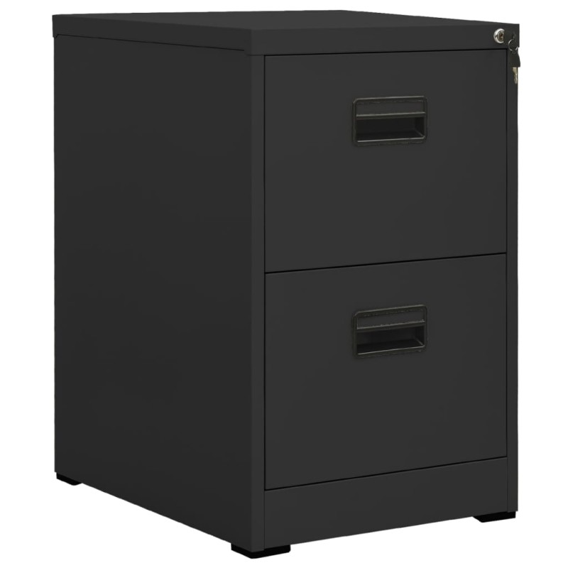 vidaXL Aktenschrank Anthrazit 46x62x72,5 cm Stahl vidaXL Aktenschrank Anthrazit 46x62x72,5 cm Stahl