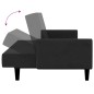 vidaXL Schlafsofa 2-Sitzer Schwarz Samt vidaXL Schlafsofa 2-Sitzer Schwarz Samt