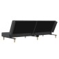 vidaXL Schlafsofa 2-Sitzer Dunkelgrau Stoff vidaXL Schlafsofa 2-Sitzer Dunkelgrau Stoff