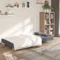 vidaXL Schlafsofa 2-Sitzer mit 2 Kissen Hellgrau Stoff vidaXL Schlafsofa 2-Sitzer mit 2 Kissen Hellgrau Stoff