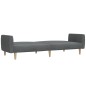 vidaXL Schlafsofa 2-Sitzer Hellgrau Stoff vidaXL Schlafsofa 2-Sitzer Hellgrau Stoff