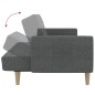 vidaXL Schlafsofa 2-Sitzer Hellgrau Stoff vidaXL Schlafsofa 2-Sitzer Hellgrau Stoff