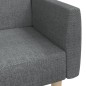 vidaXL Schlafsofa 2-Sitzer Hellgrau Stoff vidaXL Schlafsofa 2-Sitzer Hellgrau Stoff