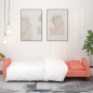 vidaXL Schlafsofa 2-Sitzer mit 2 Kissen Rosa Samt vidaXL Schlafsofa 2-Sitzer mit 2 Kissen Rosa Samt