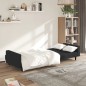 vidaXL Schlafsofa 2-Sitzer Schwarz Samt vidaXL Schlafsofa 2-Sitzer Schwarz Samt