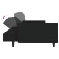 vidaXL Schlafsofa 2-Sitzer Schwarz Samt vidaXL Schlafsofa 2-Sitzer Schwarz Samt