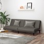 vidaXL Schlafsofa 2-Sitzer Grau Kunstleder vidaXL Schlafsofa 2-Sitzer Grau Kunstleder