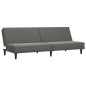 vidaXL Schlafsofa 2-Sitzer Grau Kunstleder vidaXL Schlafsofa 2-Sitzer Grau Kunstleder