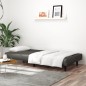 vidaXL Schlafsofa 2-Sitzer Grau Kunstleder vidaXL Schlafsofa 2-Sitzer Grau Kunstleder