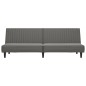 vidaXL Schlafsofa 2-Sitzer Grau Kunstleder vidaXL Schlafsofa 2-Sitzer Grau Kunstleder