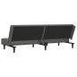 vidaXL Schlafsofa 2-Sitzer Grau Kunstleder vidaXL Schlafsofa 2-Sitzer Grau Kunstleder