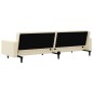 vidaXL Schlafsofa 2-Sitzer Creme Kunstleder vidaXL Schlafsofa 2-Sitzer Creme Kunstleder