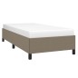 Bettgestell Taupe 100x200 cm Stoff Bettgestell Taupe 100x200 cm Stoff