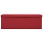 vidaXL Faltbare Sitzbank mit Stauraum Weinrot PVC vidaXL Faltbare Sitzbank mit Stauraum Weinrot PVC