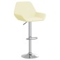 vidaXL Barhocker 2 Stk. Creme Stoff vidaXL Barhocker 2 Stk. Creme Stoff