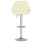 vidaXL Barhocker 2 Stk. Creme Stoff vidaXL Barhocker 2 Stk. Creme Stoff