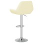 vidaXL Barhocker 2 Stk. Creme Stoff vidaXL Barhocker 2 Stk. Creme Stoff