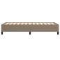Bettgestell Taupe 100x200 cm Stoff Bettgestell Taupe 100x200 cm Stoff