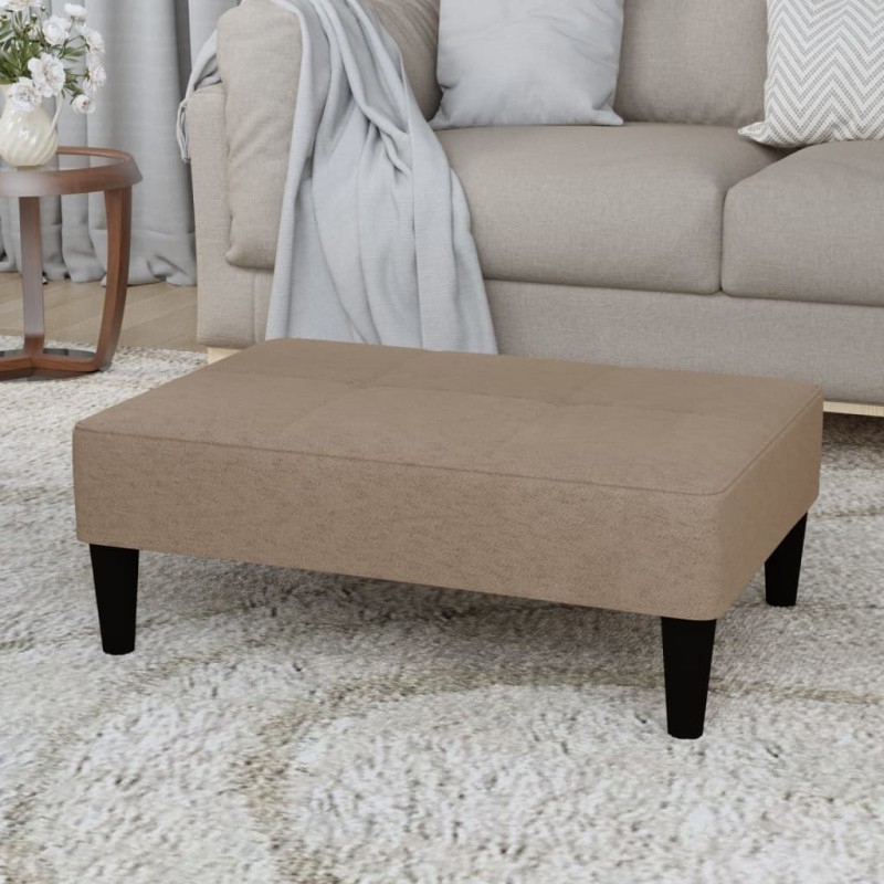 vidaXL Hocker Taupe Mikrofasergewebe vidaXL Hocker Taupe Mikrofasergewebe