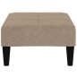 vidaXL Hocker Taupe Mikrofasergewebe vidaXL Hocker Taupe Mikrofasergewebe