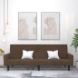 vidaXL Schlafsofa 2-Sitzer Braun Mikrofasergewebe vidaXL Schlafsofa 2-Sitzer Braun Mikrofasergewebe