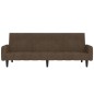 vidaXL Schlafsofa 2-Sitzer Braun Mikrofasergewebe vidaXL Schlafsofa 2-Sitzer Braun Mikrofasergewebe