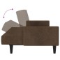 vidaXL Schlafsofa 2-Sitzer Braun Mikrofasergewebe vidaXL Schlafsofa 2-Sitzer Braun Mikrofasergewebe