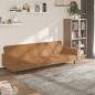 vidaXL Schlafsofa 2-Sitzer Taupe Mikrofaser vidaXL Schlafsofa 2-Sitzer Taupe Mikrofaser