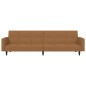 vidaXL Schlafsofa 2-Sitzer Taupe Mikrofaser vidaXL Schlafsofa 2-Sitzer Taupe Mikrofaser