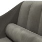 vidaXL Chaiselongue mit Nackenrolle Dunkelgrau Samt vidaXL Chaiselongue mit Nackenrolle Dunkelgrau Samt
