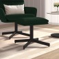 vidaXL Fußhocker Dunkelgrün 60x60x36 cm Samt vidaXL Fußhocker Dunkelgrün 60x60x36 cm Samt