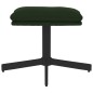 vidaXL Fußhocker Dunkelgrün 60x60x36 cm Samt vidaXL Fußhocker Dunkelgrün 60x60x36 cm Samt