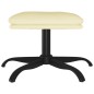 vidaXL Fußhocker Creme 60x60x36 cm Kunstleder vidaXL Fußhocker Creme 60x60x36 cm Kunstleder