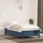 Bettgestell Dunkelblau 90x190 cm Samt Bettgestell Dunkelblau 90x190 cm Samt