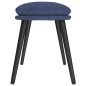 vidaXL Fußhocker Blau 45x29,5x35 cm Stoff vidaXL Fußhocker Blau 45x29,5x35 cm Stoff