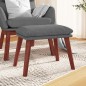 vidaXL Fußhocker Hellgrau 45x29,5x35 cm Stoff vidaXL Fußhocker Hellgrau 45x29,5x35 cm Stoff