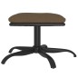 vidaXL Fußhocker Braun 60x60x36 cm Stoff und Kunstleder vidaXL Fußhocker Braun 60x60x36 cm Stoff und Kunstleder