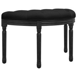 vidaXL Sitzbank Schwarz 81,5x41x49 cm Samt