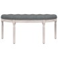 vidaXL Sitzbank Dunkelgrau 110,5x45x49 cm Stoff vidaXL Sitzbank Dunkelgrau 110,5x45x49 cm Stoff