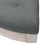 vidaXL Sitzbank Dunkelgrau 110,5x45x49 cm Stoff vidaXL Sitzbank Dunkelgrau 110,5x45x49 cm Stoff