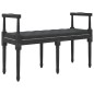vidaXL Sitzbank Schwarz 110x40x70 cm Samt vidaXL Sitzbank Schwarz 110x40x70 cm Samt