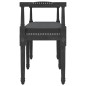 vidaXL Sitzbank Schwarz 110x40x70 cm Samt vidaXL Sitzbank Schwarz 110x40x70 cm Samt