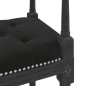 vidaXL Sitzbank Schwarz 110x40x70 cm Samt vidaXL Sitzbank Schwarz 110x40x70 cm Samt