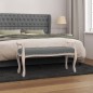 vidaXL Sitzbank Dunkelgrau 110x45x60 cm Stoff vidaXL Sitzbank Dunkelgrau 110x45x60 cm Stoff