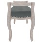 vidaXL Sitzbank Dunkelgrau 110x45x60 cm Stoff vidaXL Sitzbank Dunkelgrau 110x45x60 cm Stoff