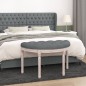 vidaXL Sitzbank Dunkelgrau 81,5x41x49 cm Stoff vidaXL Sitzbank Dunkelgrau 81,5x41x49 cm Stoff